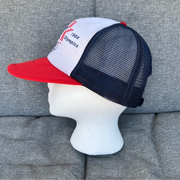 Los Angeles 1984 Olympics Vintage Trucker Snap Back Cap - Picture 5 of 14